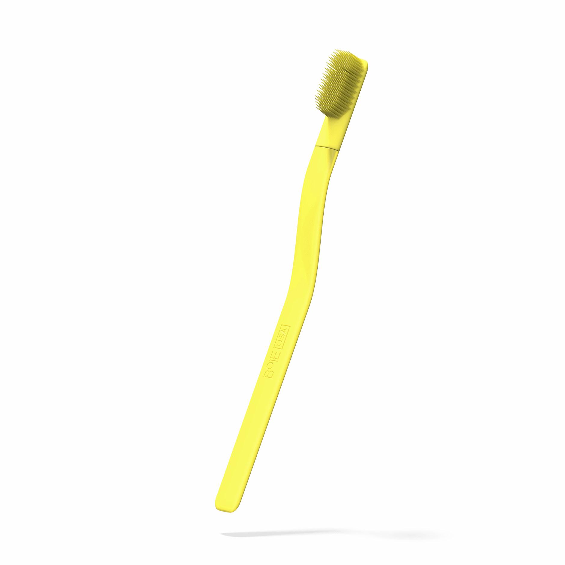 Fine Toothbrush in Yellow