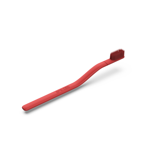 Fine Toothbrush in Red