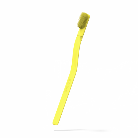 Fine Toothbrush in Yellow